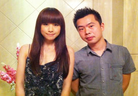 广州卧龙与明星合影