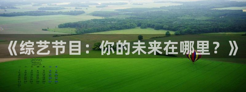 卧龙娱乐怎么样：《综艺节目：你的未来在哪里？》