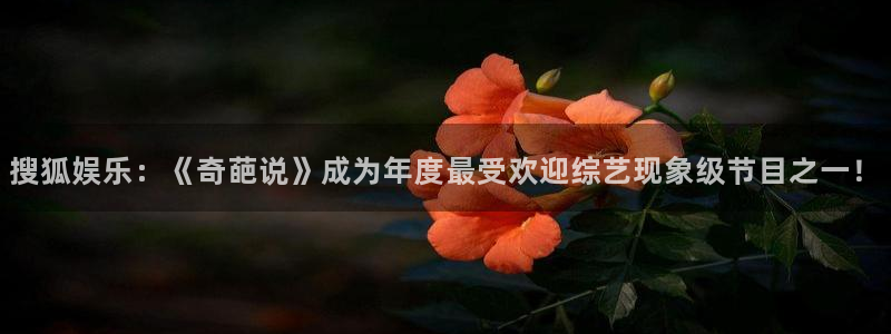卧龙娱乐：搜狐娱乐：《奇葩说》成为年度最受欢迎综艺现象级节目之一！